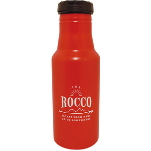 ☆ 8177RE.レッド ☆ 500ml 水筒 ステンレス 直飲み おしゃれ ステンレスボトル 500ml ROCCO ロッコ 通販 マグボトル 保冷 保温 ワンタッ