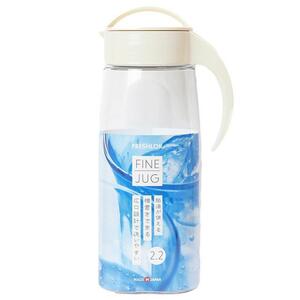 * milk white cold flask pitcher mail order approximately 2 liter fine Jug 2.2L. hot water heat-resisting width put lengthway . large pitcher largish high capacity 220