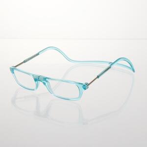 ☆ ターコイズ ☆ 度数1.5 クリックリーダー 老眼鏡 clic readers シニアグラス リーディンググラス マグネット 非球面 おしゃれ 1.0 首か