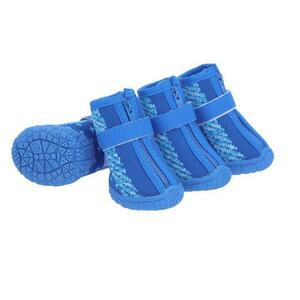 * blue * #1 dog shoes ...... mail order dog dog for shoes pair legs cover slip prevention reflection reflector fastener zipper 