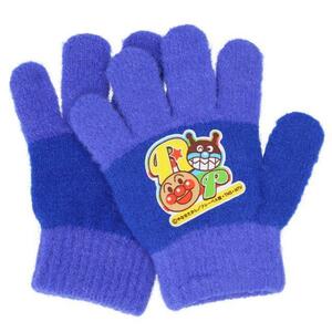 * AN41541 Anpanman BL gloves Kids character mail order man girl 5 fingers lovely stylish Disney Princess hole snow to chair 