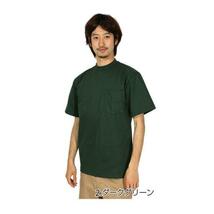 ☆ 2.ダークグリーン ☆ S Tシャツ メンズ ブランド 半袖 無地 シンプル CAMBER キャンバー ポケット付きTシャツ ヘビーウェイトTシャツ_画像1