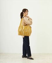 ☆ GRAYxBROWN ルートート ROOTOTE エコバッグ 通販 レジカゴ レジかご対応 保冷 保温保冷 折りたたみ 折り畳み 軽量 軽い マチ広 巾着 大_画像6