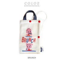 ☆ BRUNCH オサムグッズ バッグ 通販 OSAMU GOODS ルートート ROOTOTE マスクケース おしゃれ 携帯 マスクポーチ 洗える 丸洗い 洗濯機 弱_画像4