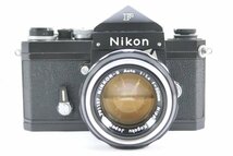 NIKON ニコン F アイレベル NIKKOR-S AUTO 50mm F1.4 一眼レフ フィルム カメラ 単焦点 レンズ 37836-K_画像1