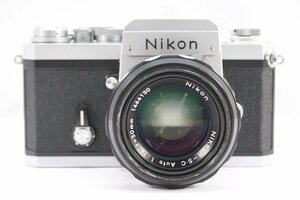 NIKON ニコン F アイレベル NIKKOR-S・C AUTO 50mm F1.4 一眼レフ フィルム カメラ 単焦点 レンズ 37840-K