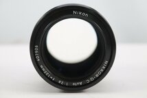 NIKON ニコン NIKKOR-Q・C F2.8 135mm 一眼レフ 単焦点 カメラレンズ 37843-Y_画像4