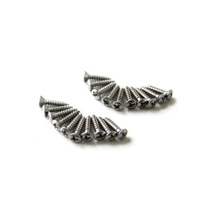ALLPARTS SCREWS 7507 Pack of 20 Stainless Pickguard Screws ピックガードビス