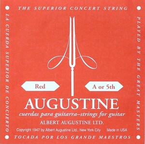 AUGUSTINE RED 5弦 クラシックギター弦 バラ弦