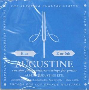 AUGUSTINE BLUE 6弦 クラシックギター弦 バラ弦×2本