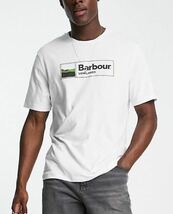 Barbour バブアー ロゴTシャツ_画像3