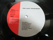 美品！THE LAST TESTAMENT ザ・ラスト・テスタメント スロッビング・グリッスル Throbbing Gristle他 帯付きLP SP25-5095_画像6