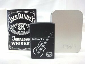 未使用品 ZIPPO/ジッポー ジャック・ダニエル JACK DANIEL'S ギター柄 Jack rocks 1999年 ②