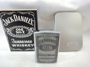 未使用品 ZIPPO/ジッポー ジャックダニエル JACK DANIEL'S エンブレム シルバー 2001年 ④