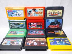 ファミコン ソフト 12本 セット うる星やつら ゲゲゲの鬼太郎 スーパーチャイニーズ 仮面ライダー倶楽部 キン肉マン 他 まとめ売り