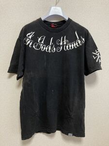 USA古着 半袖TシャツMETAL MULISHA メタルマリーシャ LUSK 黒 M プリントTシャツ