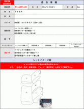 [Clazzio]H42_H43系 アトラス_1列目のみ(H11/5～H24/12)用シートカバー[クラッツィオ×ストロングレザー]_画像5