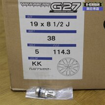 アウトレット品 鍛造 RAYS VOLK Racing G27 PROGRESSIVE MODEL 19インチ×8.5 +38 5H 114.3 ホイールのみ 4本 ! アルファード等に □006_画像10