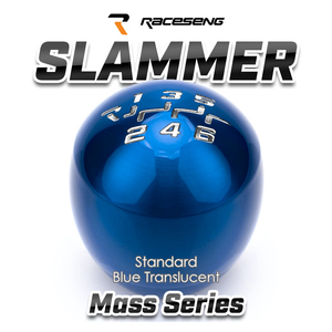 RACESENG：レースセング：SLAMMER（スラマー）GATE2（6速右上R）ブルートランスルーセント ：ステンレス製：635g