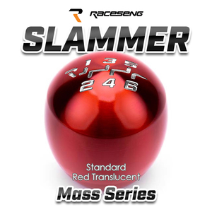 RACESENG：レースセング：SLAMMER（スラマー）RING リングエングレービング：レッドトランスルーセント ：ステンレス製：635g