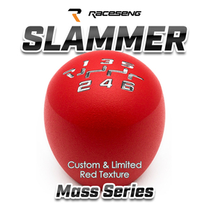 RACESENG：レースセング：SLAMMER（スラマー）RING リングエングレービング：レッドテクスチャ ：ステンレス製：635g