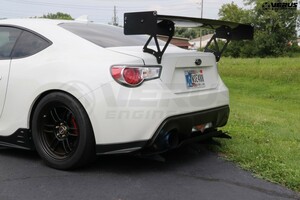 VERUS ENGINEERING(ヴェルス)：A0198A・ヴェルスエンジニアリング・SUBARU BRZ(ZC6)対応UCWリアウイング：アルミ翼端板