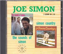 ☆JOE SIMON(ジョー・サイモン)/The Sounds Of Simon＆Simon Country『71年＆73年発表のディープ・ソウルの大名盤２in１』◆初CD化＆廃盤 _画像1