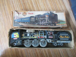  tin plate steam locomotiv SL Tiger to rain Tiger Train temple . shop ( diamond )