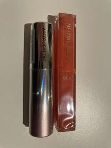 【新品未使用】韓国コスメ リップ2本セット CLIO クリオ メルティング シアーリップ03 APIEU アピューウォーターライト ティント RD04
