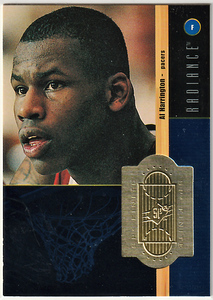 98-99 UD SPx FINITE RC #235 RADIANCE【AL HARRINGTON】0965/1500 RookieCard PACERS