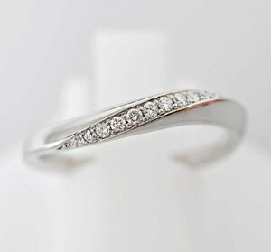 7710*4*Cyondosi-PT950 diamond ring 8 number lady's 