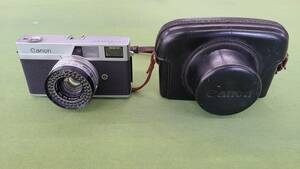 * outright sales *Canon camera canonet film camera 45mm 1:1.9 case attaching retro junk used No.J