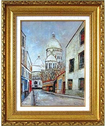 Difícil de obtener la colección de obras maestras mundiales Maurice Utrillo interior pintura enmarcada de lujo obra maestra arte pintura nuevo arte enmarcado, obra de arte, cuadro, otros