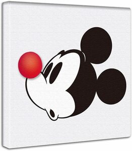 Art hand Auction 新品 アートパネル 壁掛け アートポスター キャンバス画 インテリア キャンバス ミッキーマウス ディズニー Disney 30x30cm, 美術品, 絵画, その他