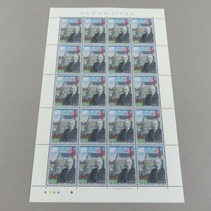 【切手0089】1985年 前島密生誕150年記念 郵政省説明書 60円20面1シートの画像2