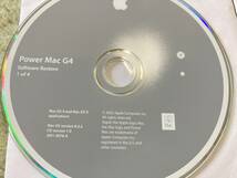 Power Mac G4 MDD OSX OS9 restore disc 単独起動 デュアルブート システムインストールCDのセット_画像2