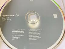 Power Mac G4 MDD OSX OS9 restore disc 単独起動 デュアルブート システムインストールCDのセット_画像3