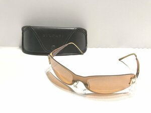 #[YS-1] defect have # BVLGARY BVLGARI # sunglasses I wear # gold group × brown group # case attaching Italy made [ including in a package possibility commodity ]D