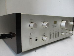 # prompt decision # beautiful goods # Sansui SANSUI pre-main amplifier AU-D607X# operation not yet verification Junk electrification has confirmed 