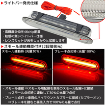 フレアクロスオーバー MS31S/MS41S スモール連動 LED ハイマウント ストップランプ クリアレンズ ブレーキ ポジション カスタム パーツ_画像2