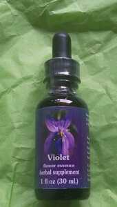 fes violet 30ml // flower essence bachi flower violet 