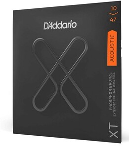 D'Addario ダダリオ アコースティックギター弦 XT コーティング弦 フォスファーブロンズ Extra Light .010-.047 XTAPB1047