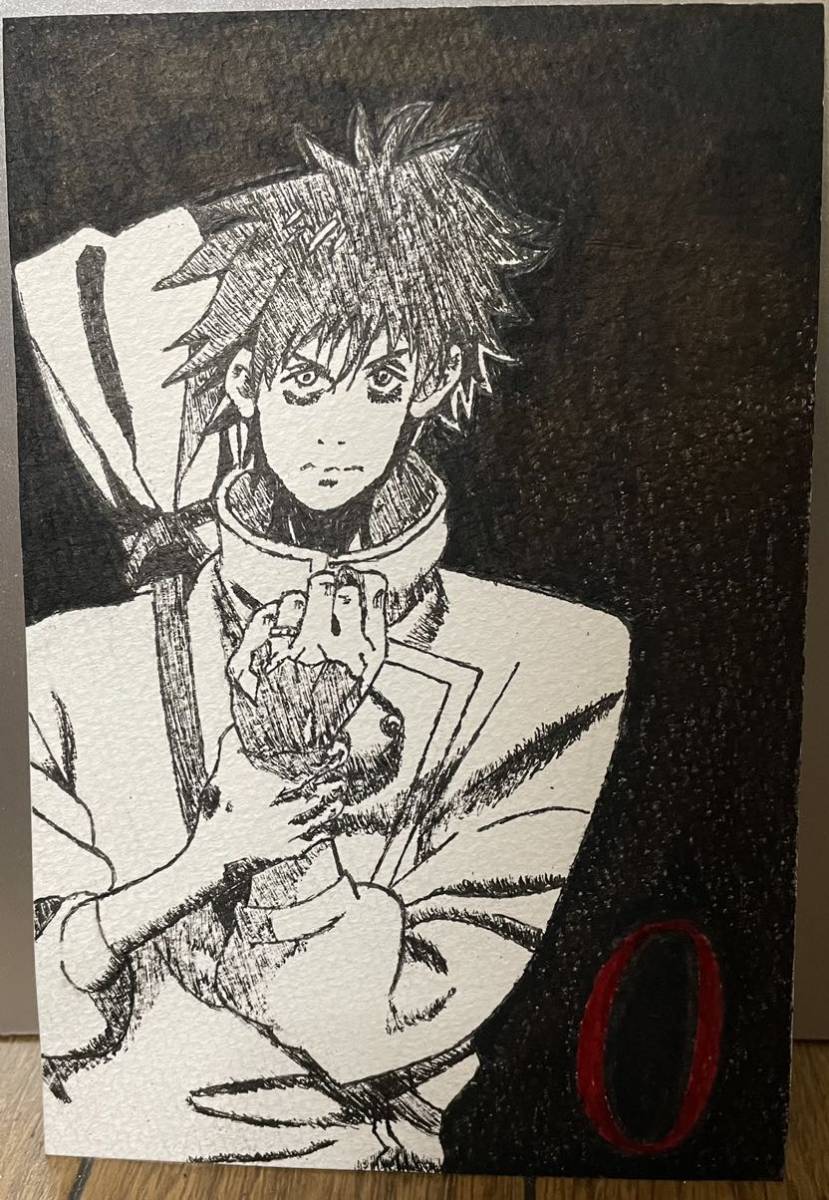 [Jujutsu Kaisen] Yuta Okkotsu handgezeichnete Kunstwerkillustration (Postkarte) zuletzt, Comics, Anime-Waren, Handgezeichnete Illustration