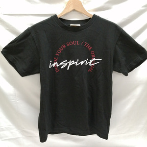 【中古】INSPIRIT インスプリット ロゴ Tシャツ 半袖シャツ S ブラック 格闘技