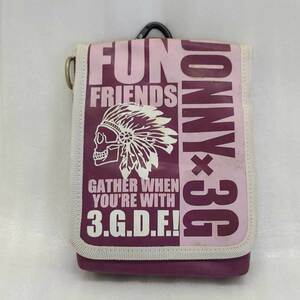 【中古】Jonny×3GGC Waist Bag ＆ Darts Case 3G design factory ダーツケース