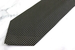 498 jpy ~ Jim Thompson dot pattern brand necktie men's black beige superior article 