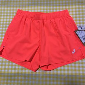 M size [ASICS]women stretch short pants ( color : flash coral )