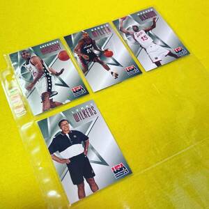 1996【Skybox x TEXACO】 NBA・ナショナル チーム　トレーディング カード★４枚セット★バスケットボール・バスケ