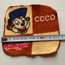 ケロッグ Kellogg Company ミニ タオル 約13×14cm ココくん COCO 付録 非売品 1回洗濯済 アメカジ アメリカン ハンドタオル_画像8