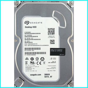 Seagate ST500DM002-1SB10A-021 FW:HPH3 DTO:827976-001 3.5インチ SATA600 500GB 36回 45034時間